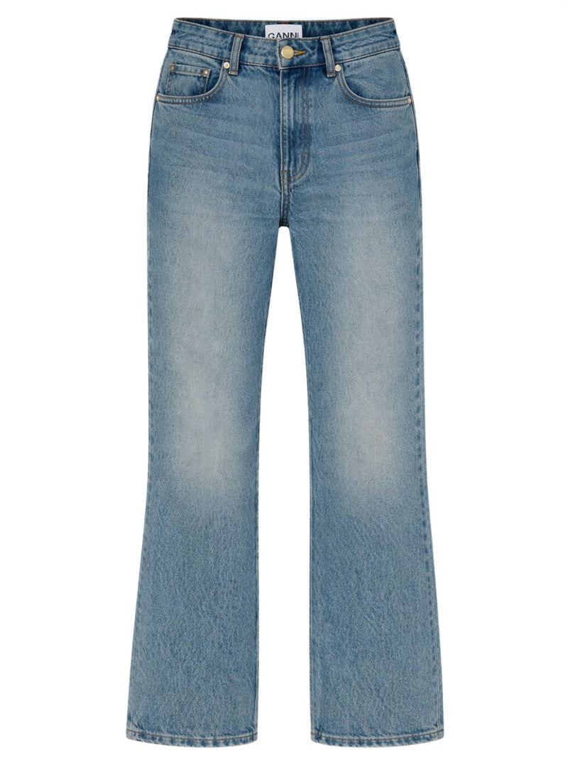 Flare Fit Cotton Jeans