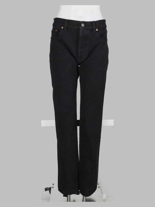 Straight Jeans in Deep Black