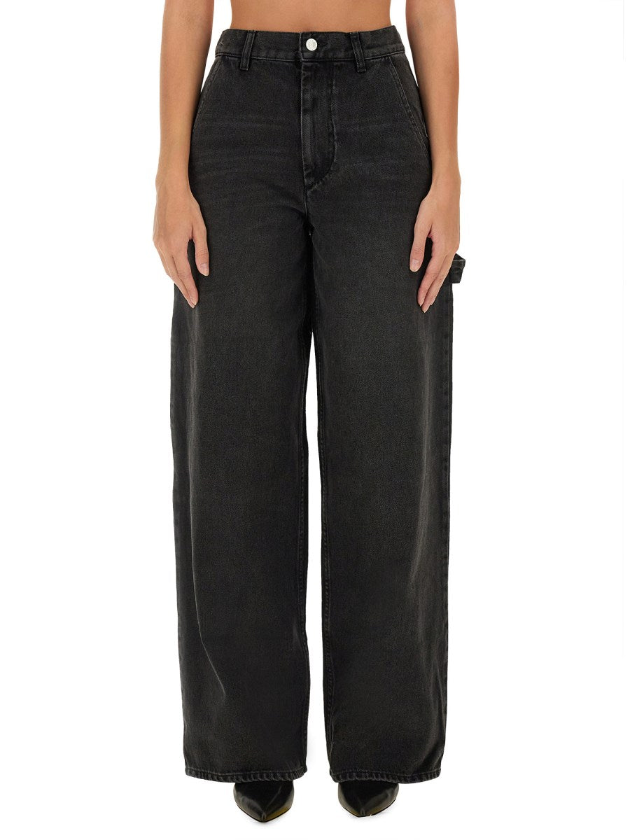 Solene Wide Jeans in Black