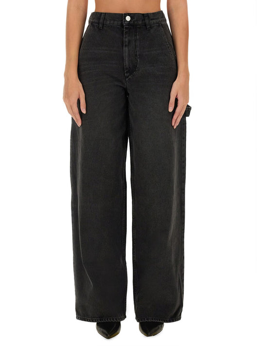 Solene Wide Jeans in Black