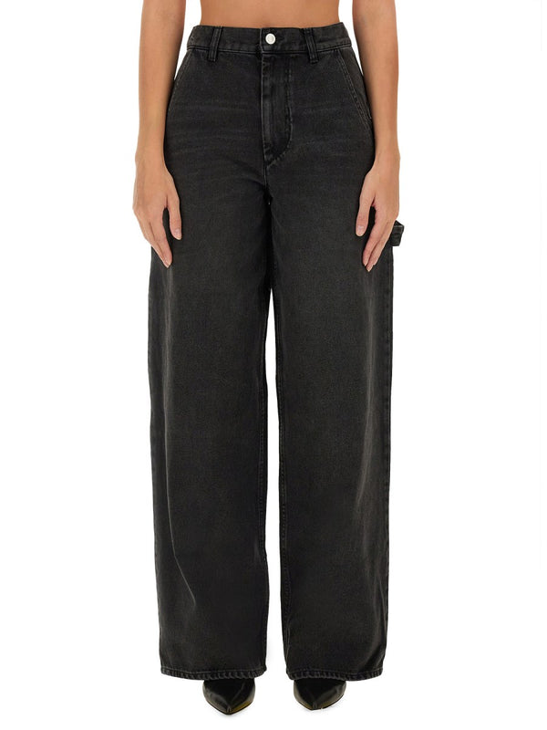 Solene Wide Jeans in Black
