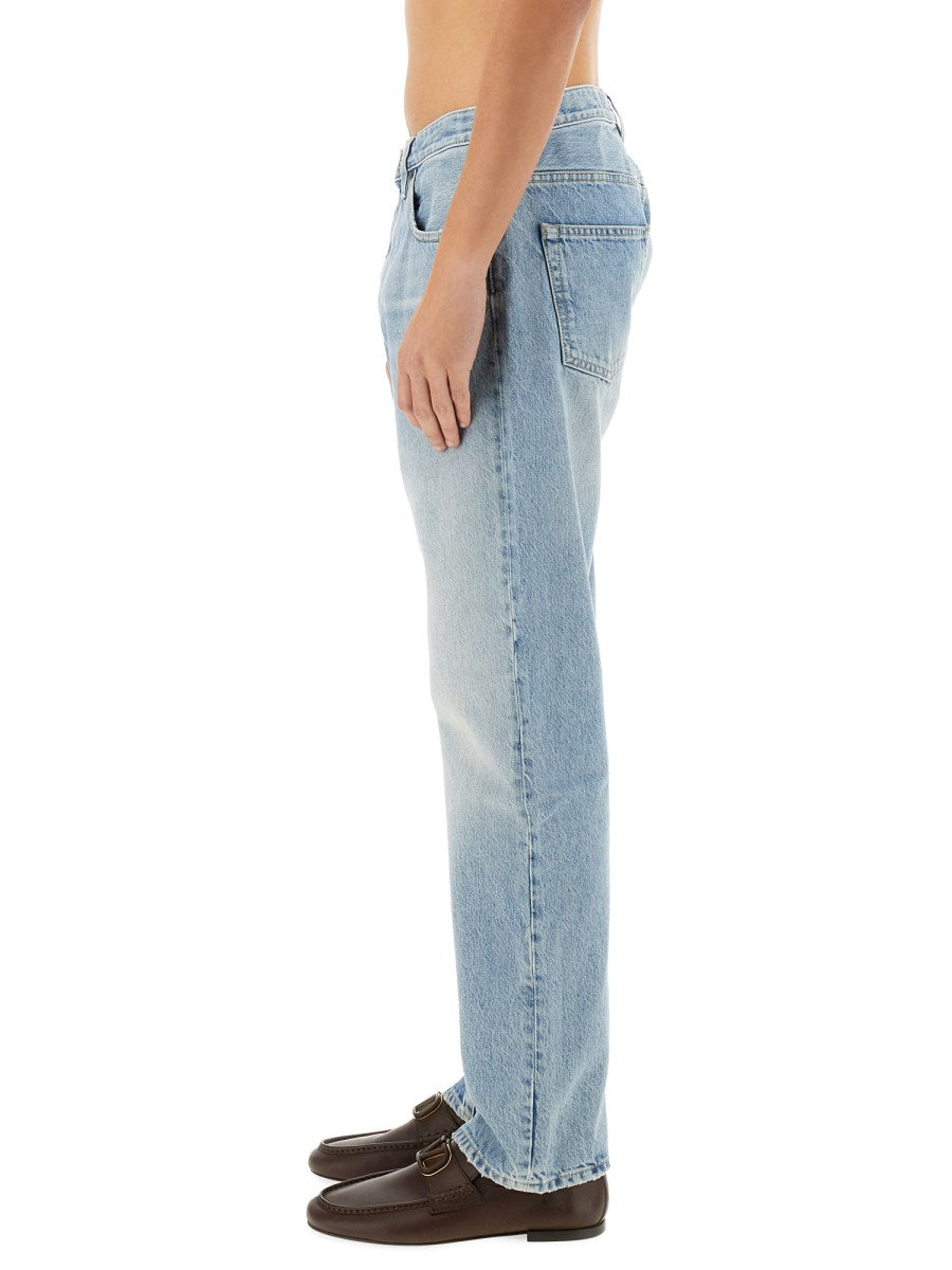 Regular Straight Jeans in Light Blue