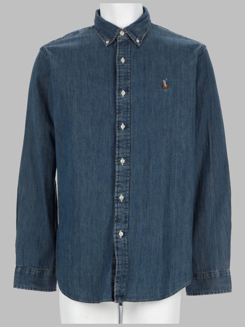 Shirt With Logo, Denim