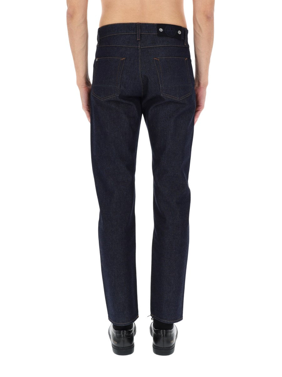 Stone Island Denim Jeans Blue, view 5