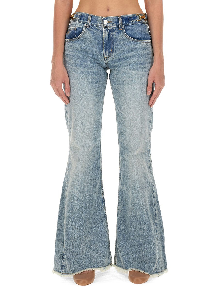 Flare Jeans in Light Vintage Blue