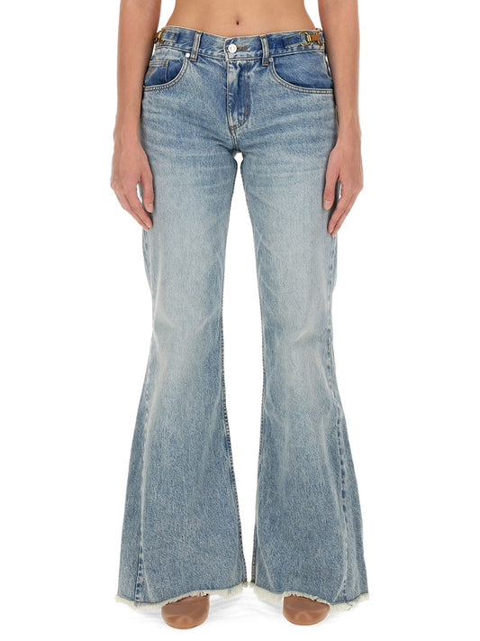 Flare Jeans in Light Vintage Blue