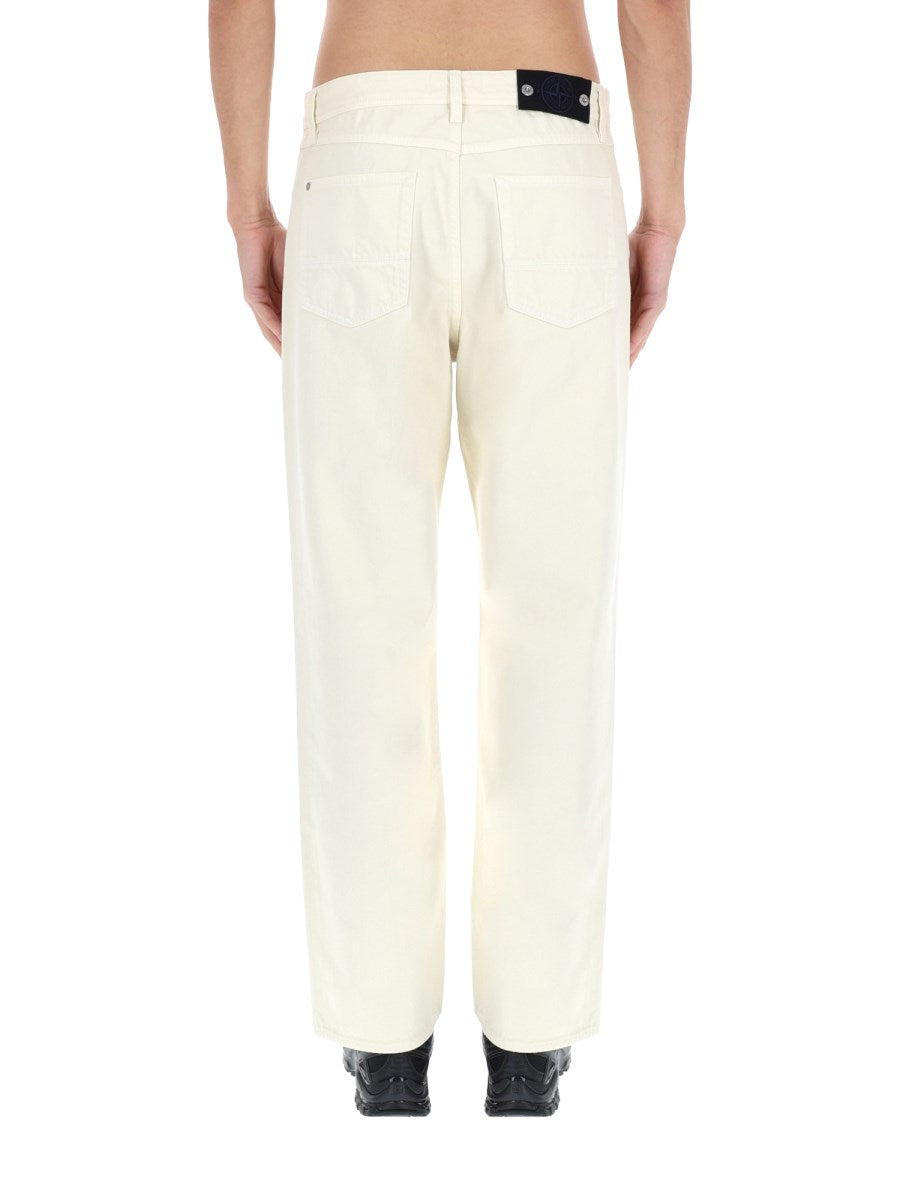 Straight Jeans in Ivory