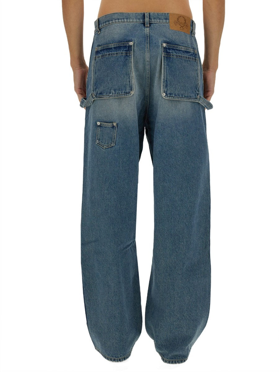 Distressed Carpenter Jeans