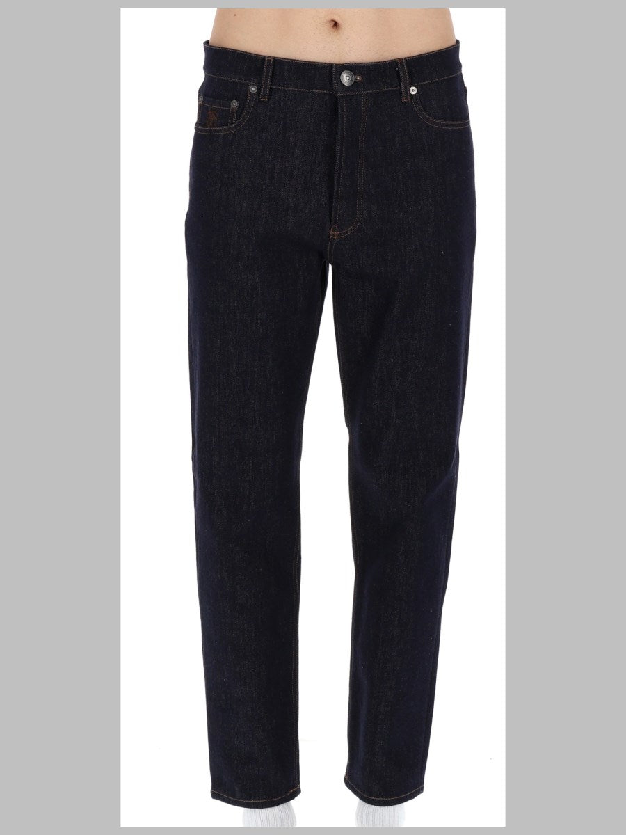 Straight Jeans in Dark Rinse