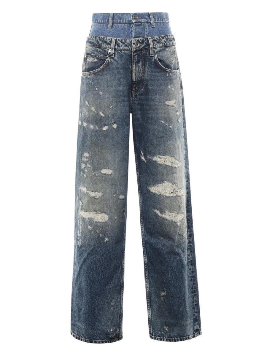 Dolce & Gabbana Double Layer Denim Jeans, view 3