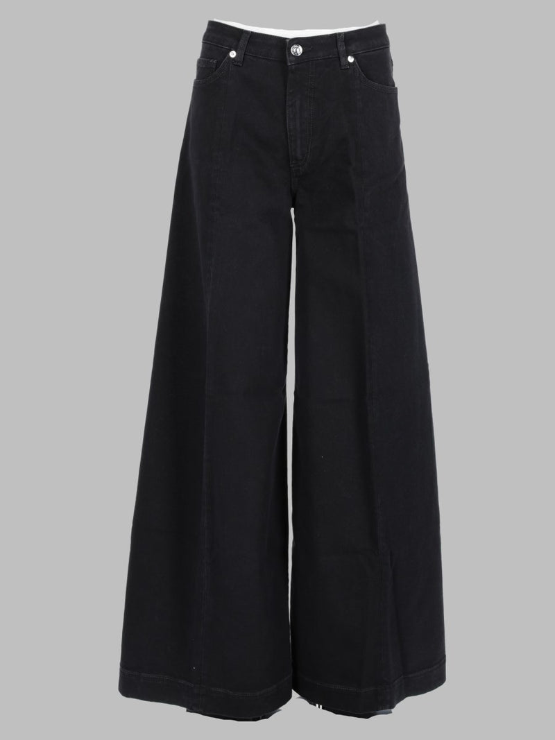 Wide-Leg Cotton Jeans