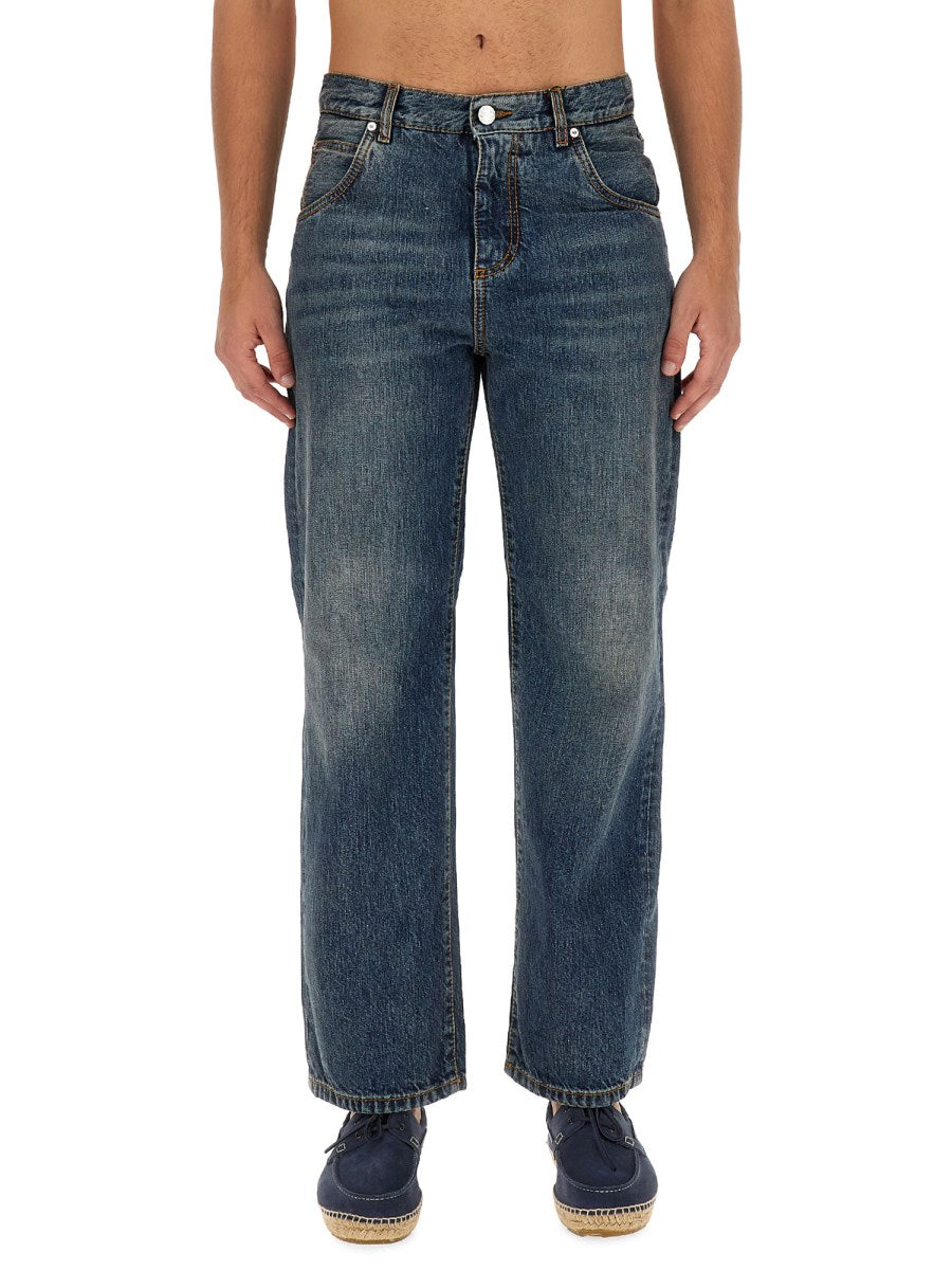 Easy Fit Jeans in Vintage Blue
