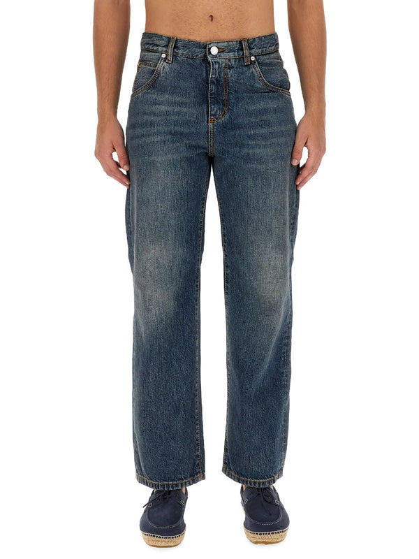 Easy Fit Jeans in Vintage Blue