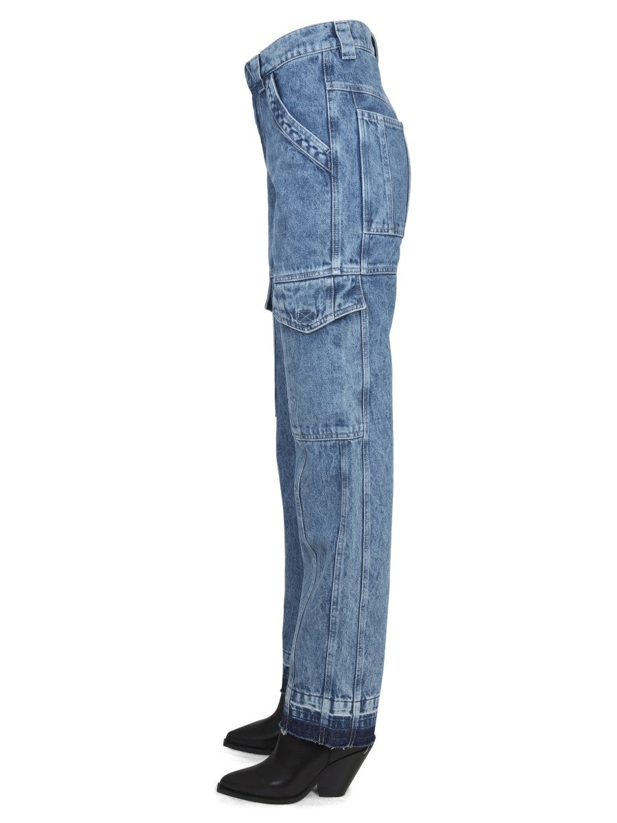 Vayoneo Cargo Jeans in Azure