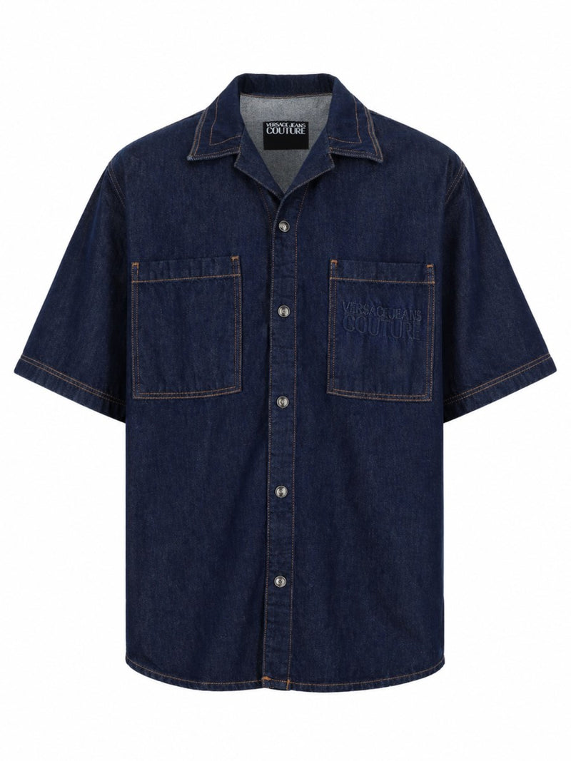 Denim Shirt With Logo