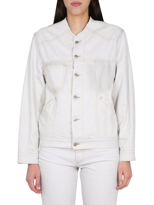 Denim Jacket in White