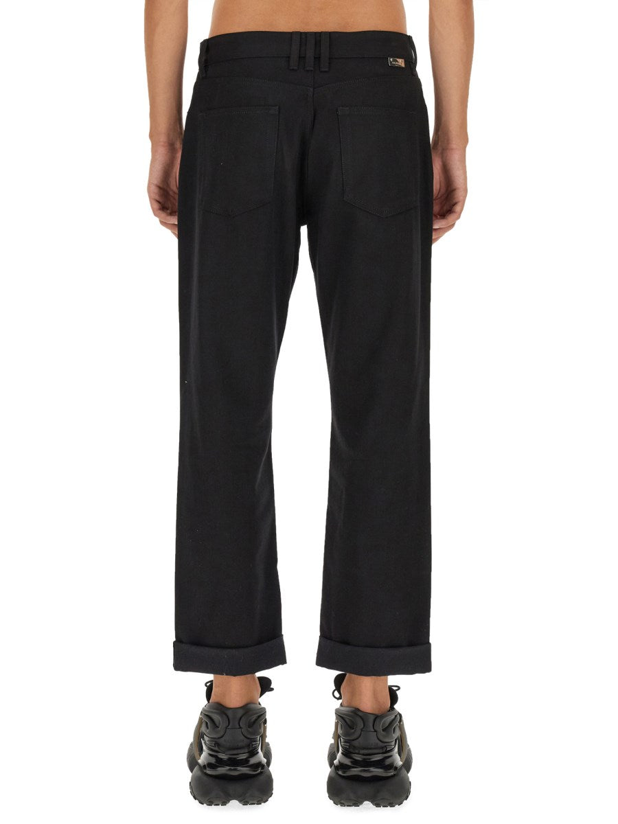 Black Jeans with Turn-Ups