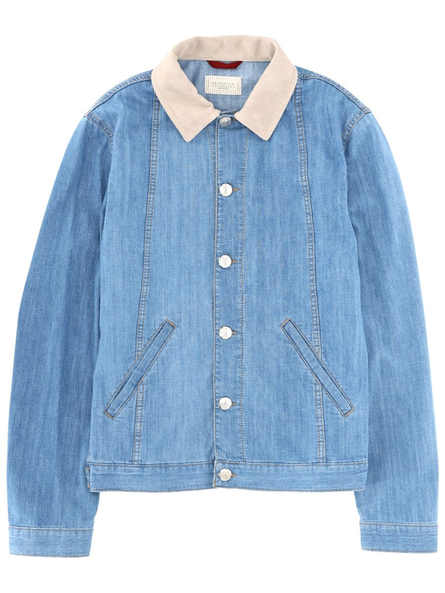 Brunello Cucinelli Denim Jacket, view 6