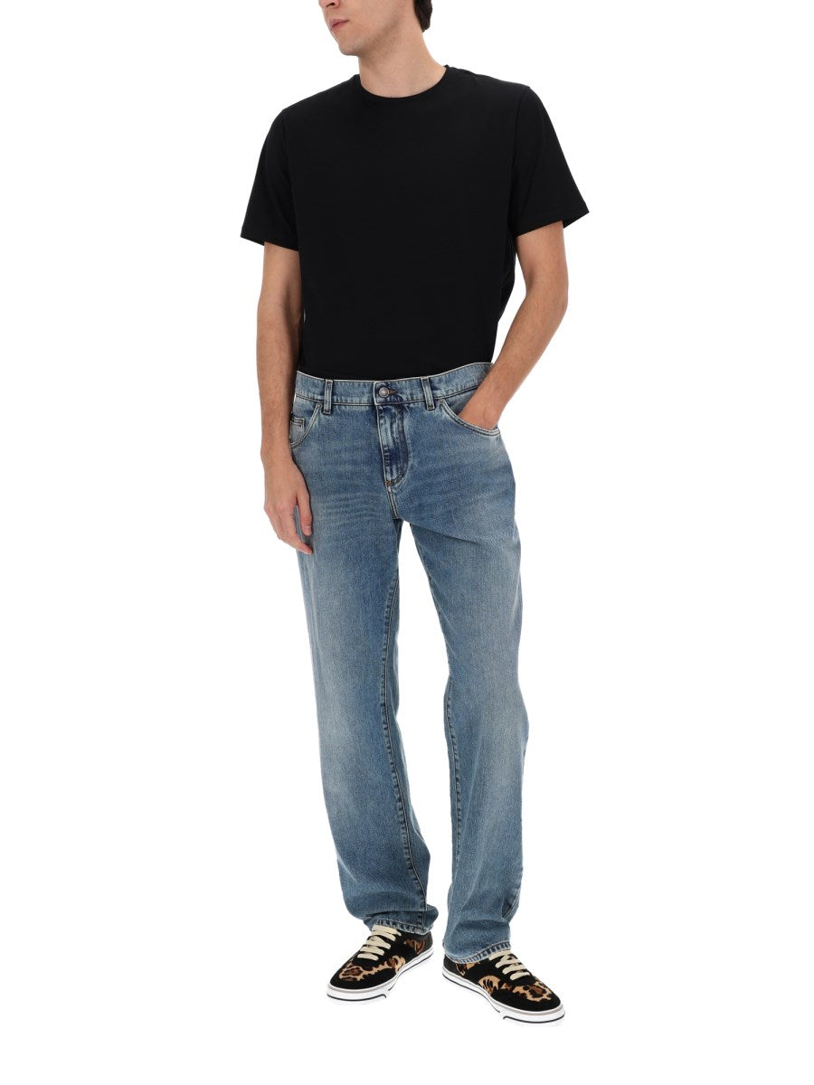 Straight Jeans in Light Blue