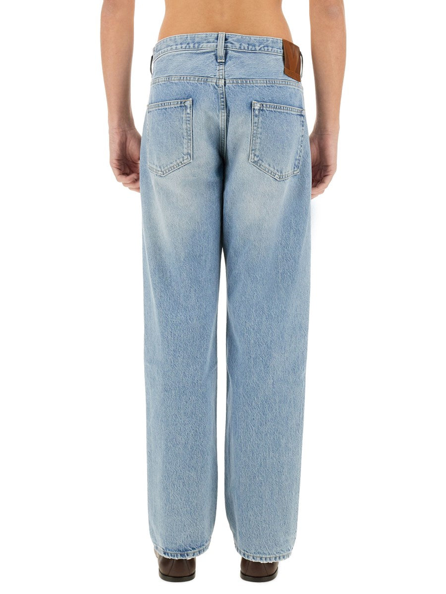 Regular Straight Jeans in Light Blue