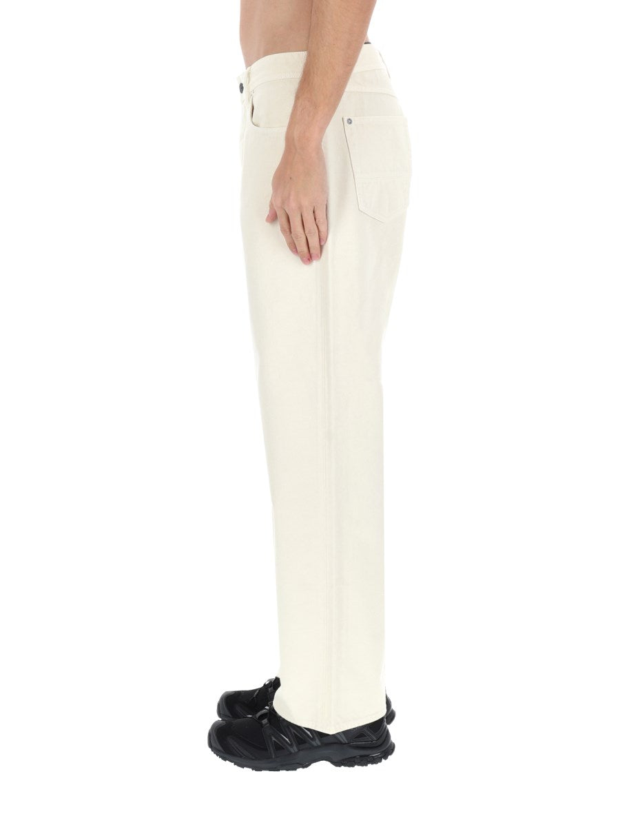 Straight Jeans in Ivory