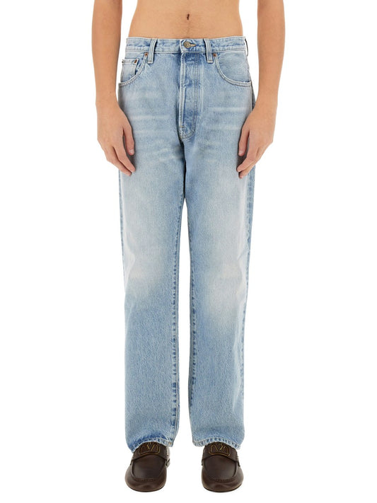 Regular Straight Jeans in Light Blue