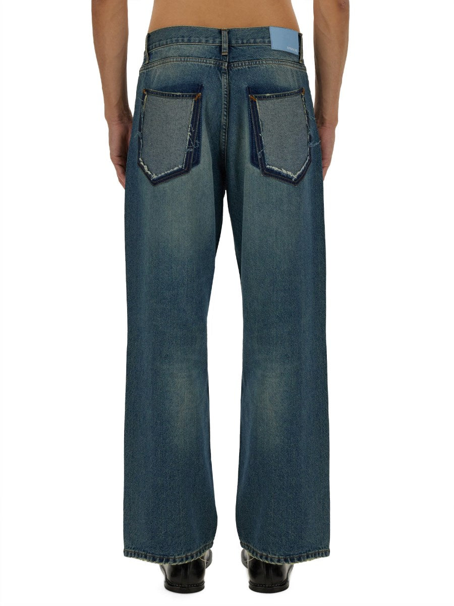 Freedom Jeans with Dove Print