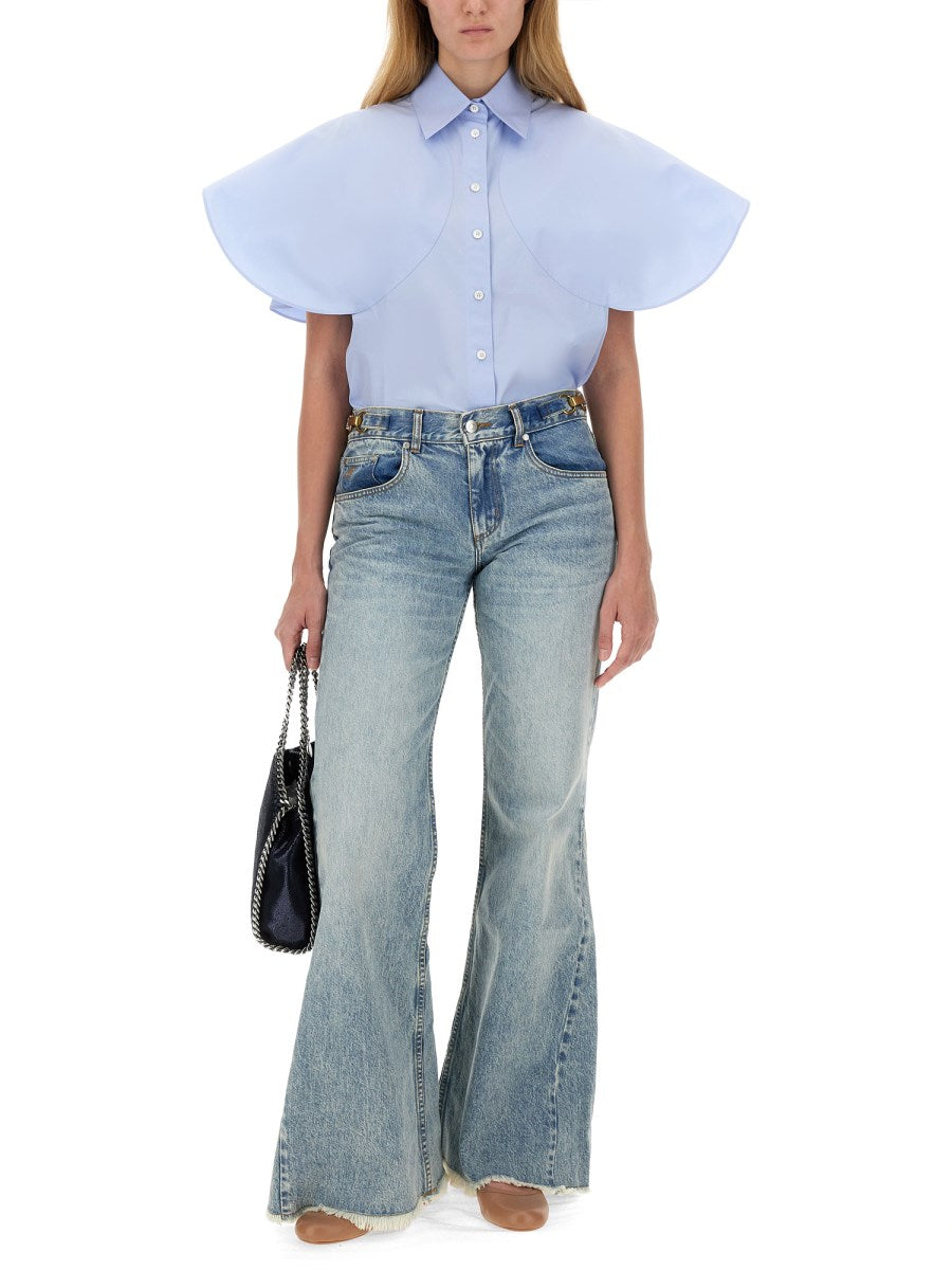 Flare Jeans in Light Vintage Blue