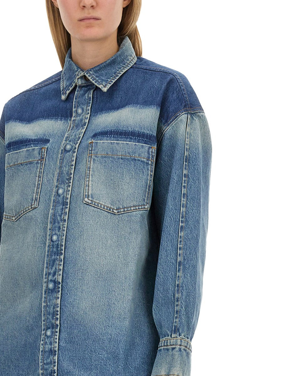 Oversized Denim Shirt