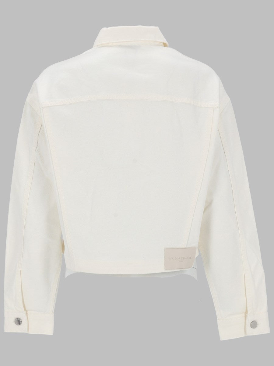 Maison Kitsuné Trucker Jacket Denim White, view 2