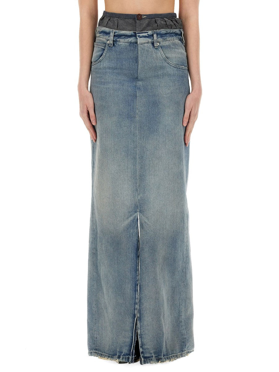 Denim Skirt: Anonymity of the Lining