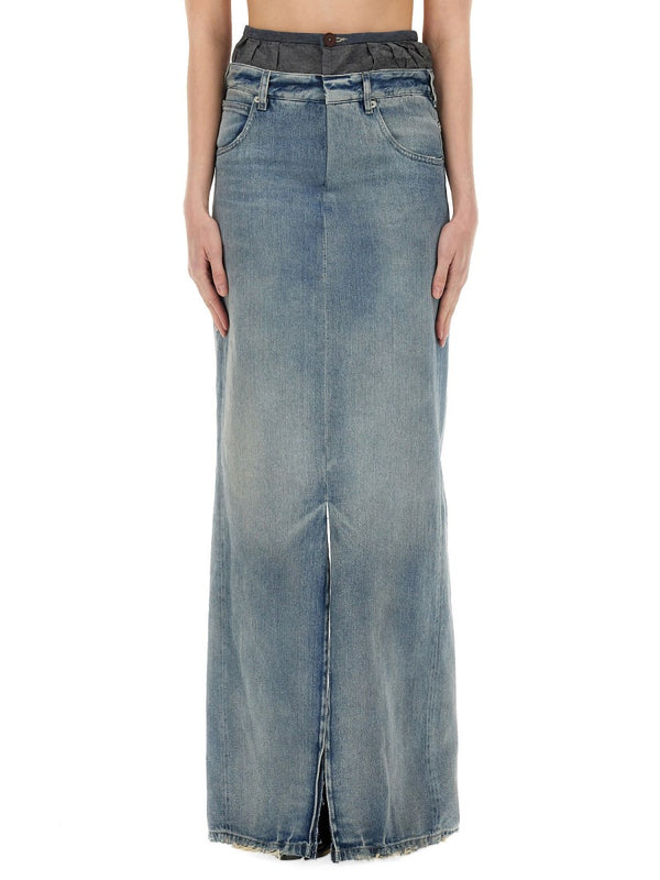 Denim Skirt: Anonymity of the Lining