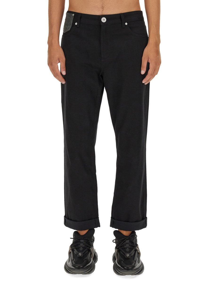 Black Jeans with Turn-Ups