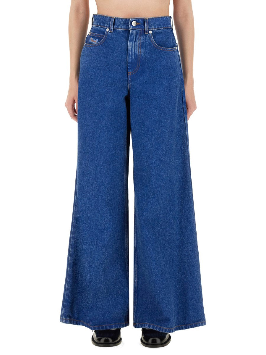 Marni Wide Leg Denim Jeans