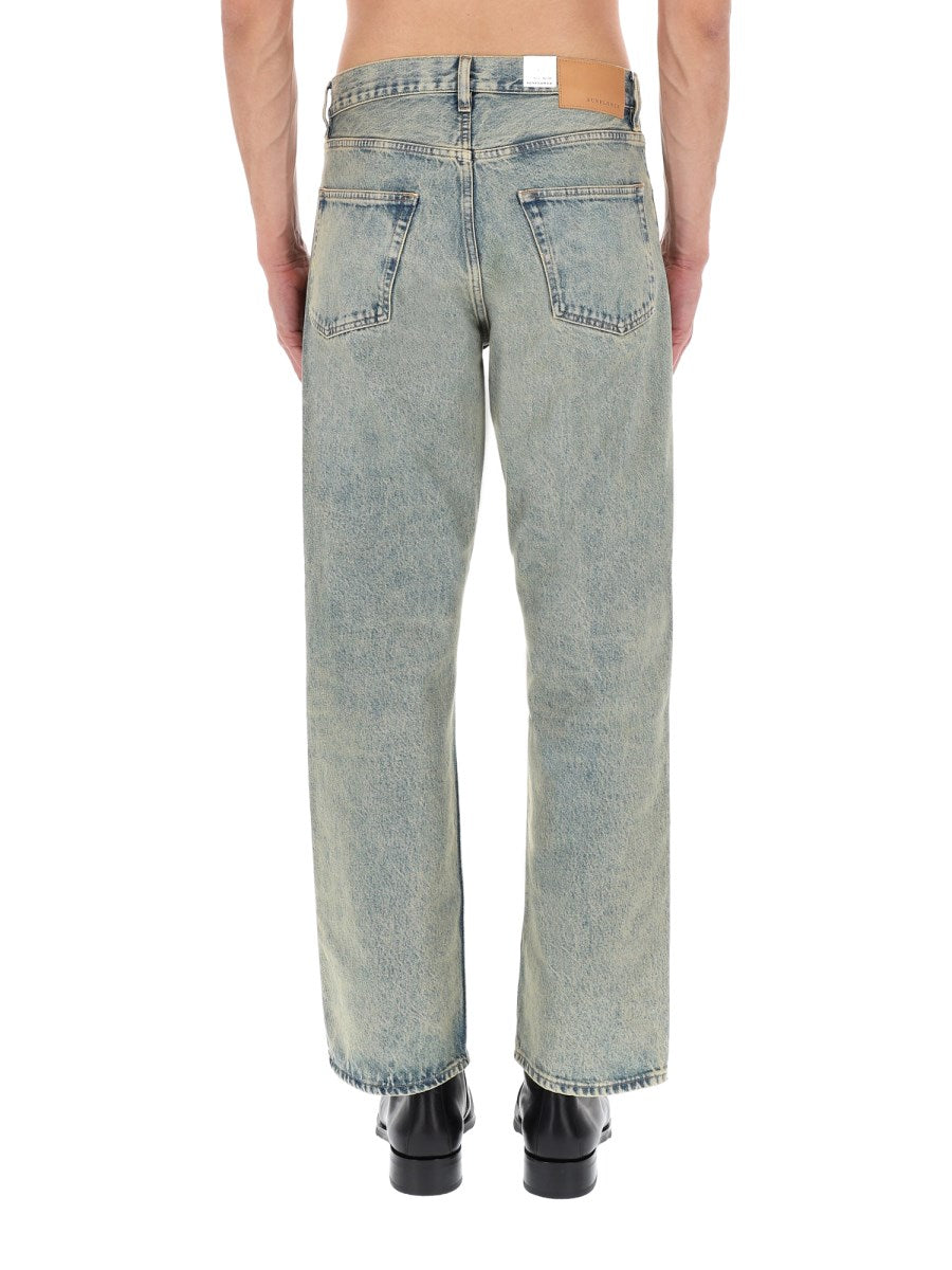 Loose Jeans in Dirty Light Wash