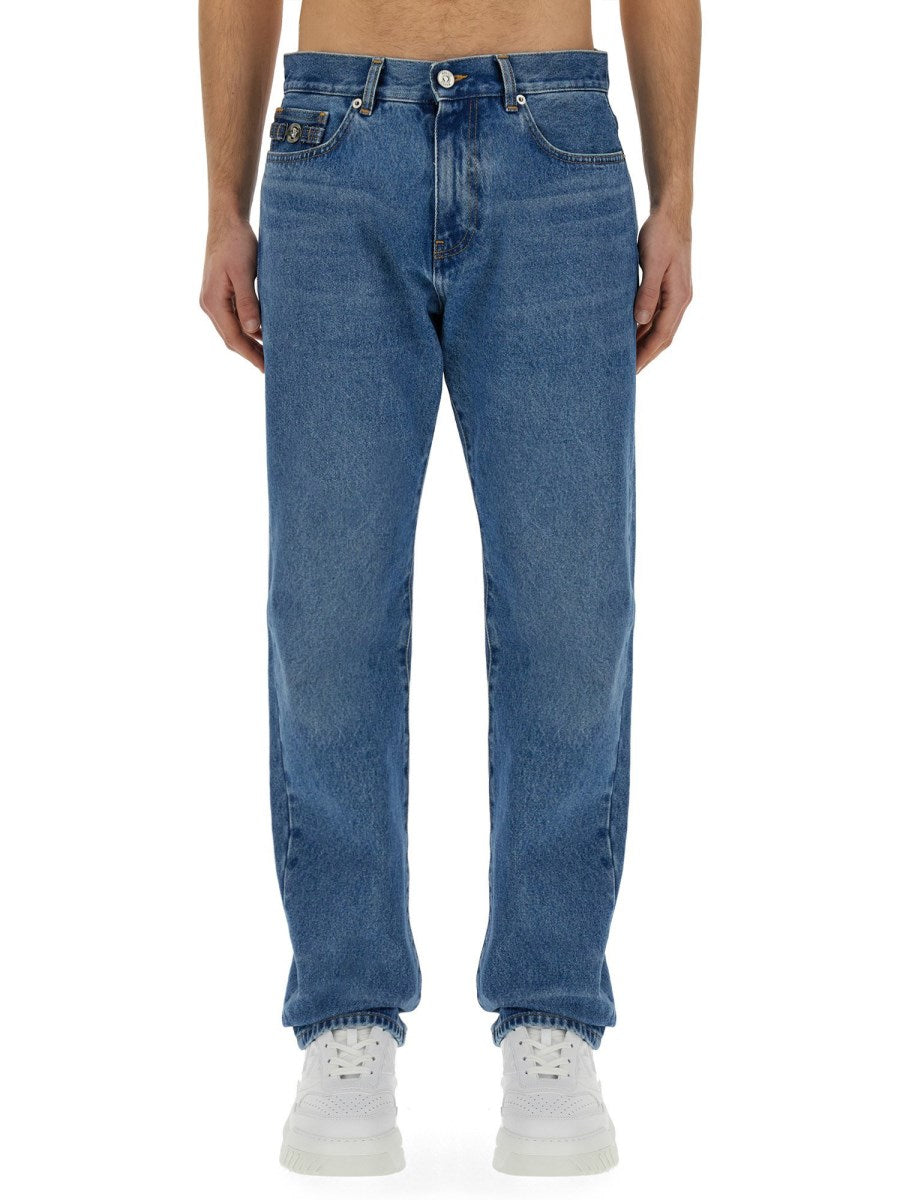 Regular Fit Jeans in Mid Blue