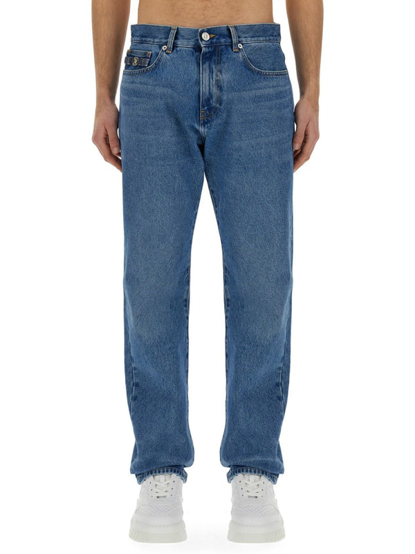 Regular Fit Jeans in Mid Blue