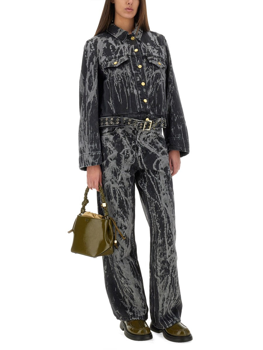 GANNI Heavy Denim Jacket, view 4
