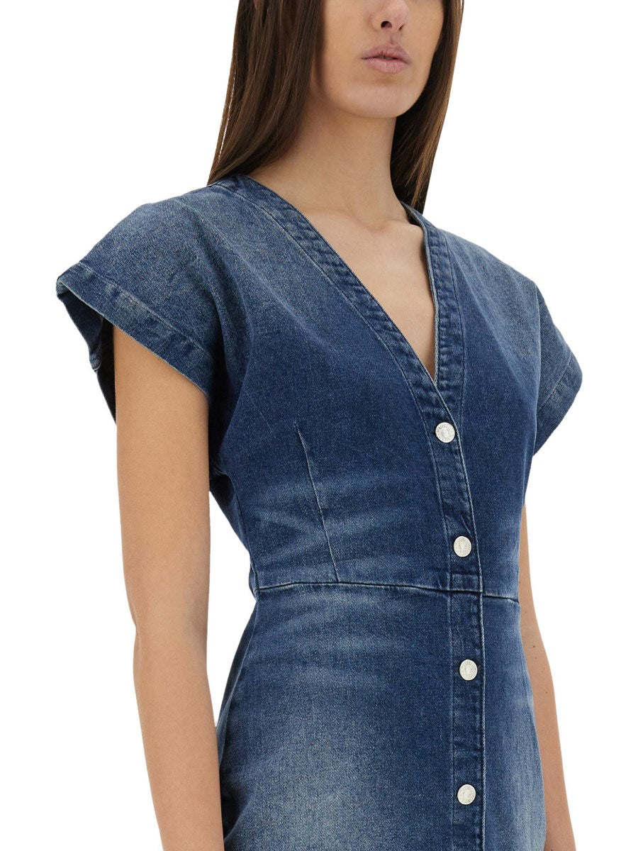 Moschino Denim Dress in Slim Fit, view 3