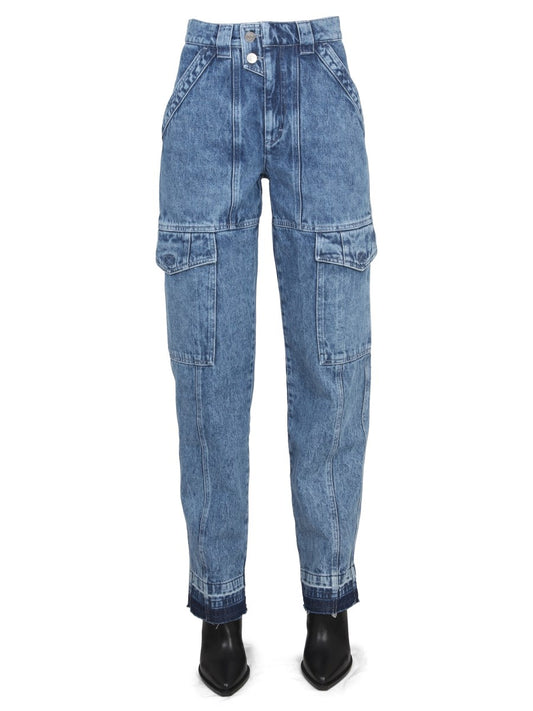 Vayoneo Cargo Jeans in Azure