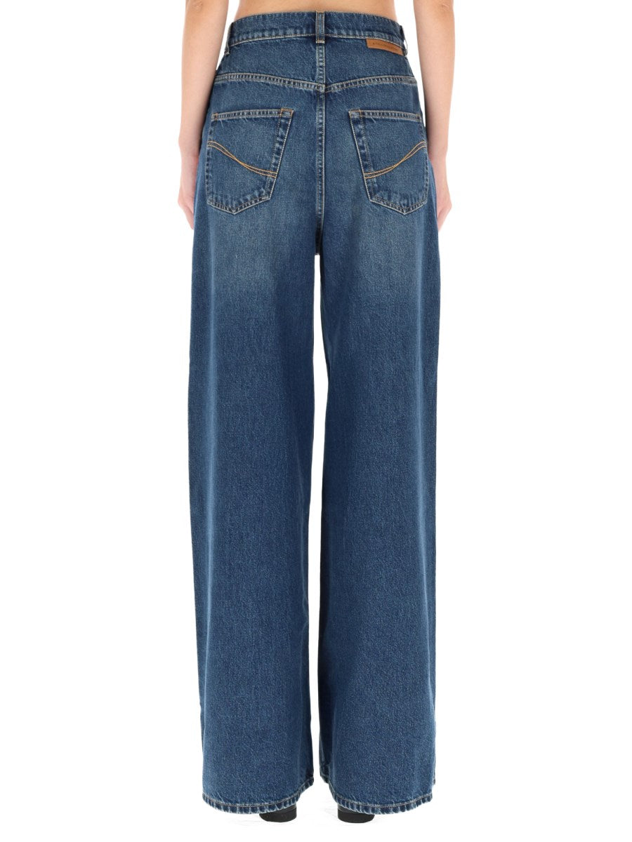High-Rise Wide-Leg Jeans