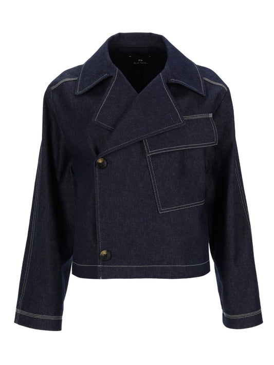 Asymmetric Denim Jacket