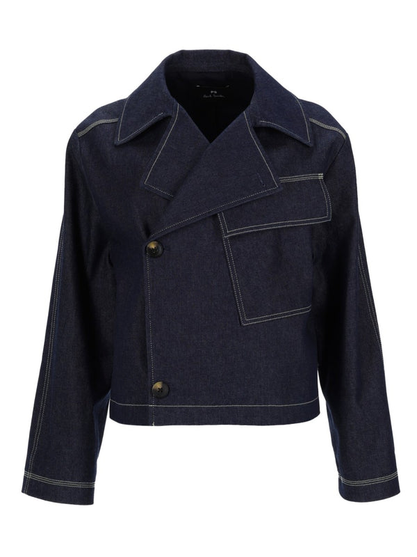 Asymmetric Denim Jacket
