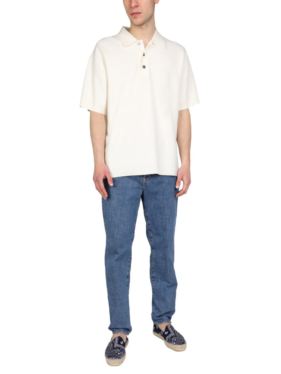Tapered Five Pocket Jeans