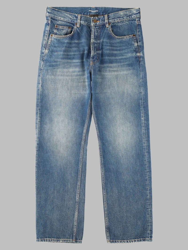 Straight-Leg Jeans in North Medium Denim