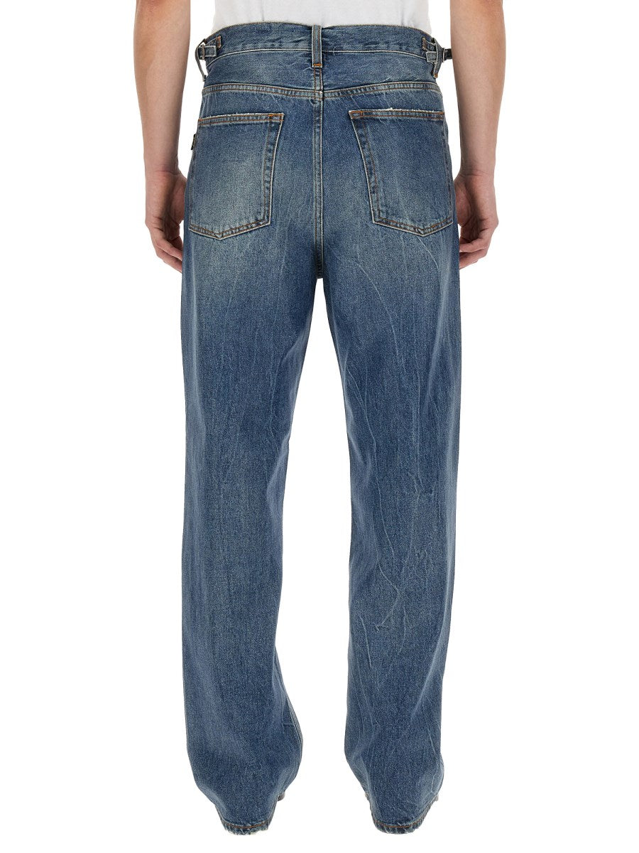 Loose Jeans in Vintage Blue