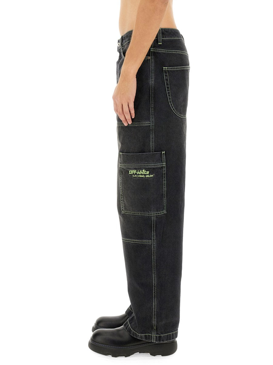 Cargo Jeans in Black