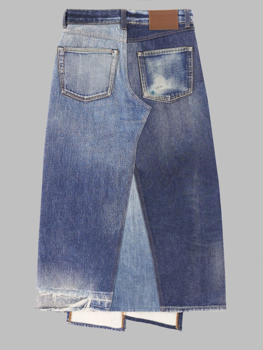 Our Legacy Midi Skirt Craft Denim, view 2