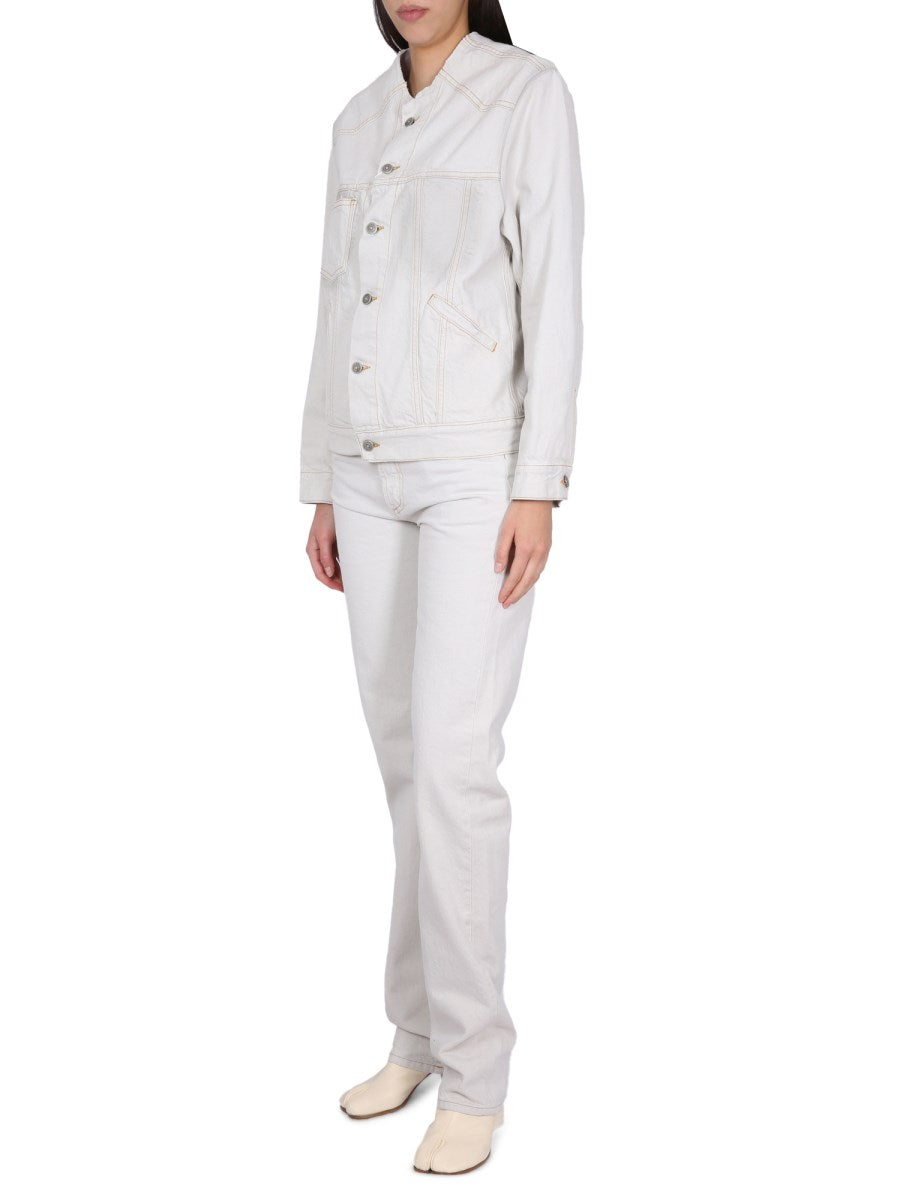 Denim Jacket in White