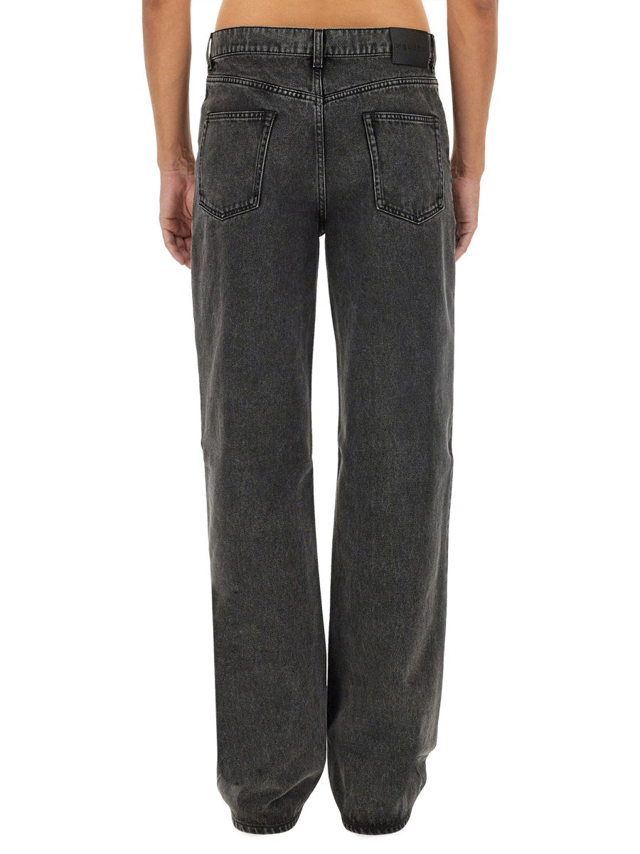 Baggy Jeans in Washed Grey